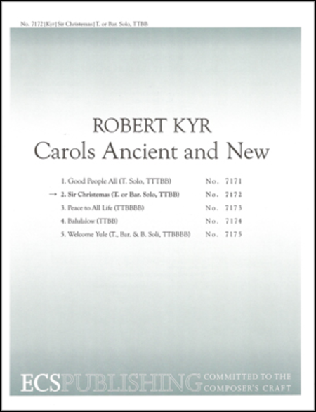 Carols Ancient and New: 2. Sir Christemas image number null