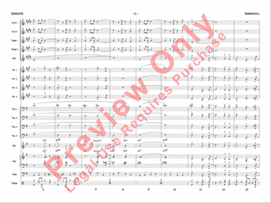 Sheherajazz Sheherajazz Jazz Ensemble scores gallery preview page 14