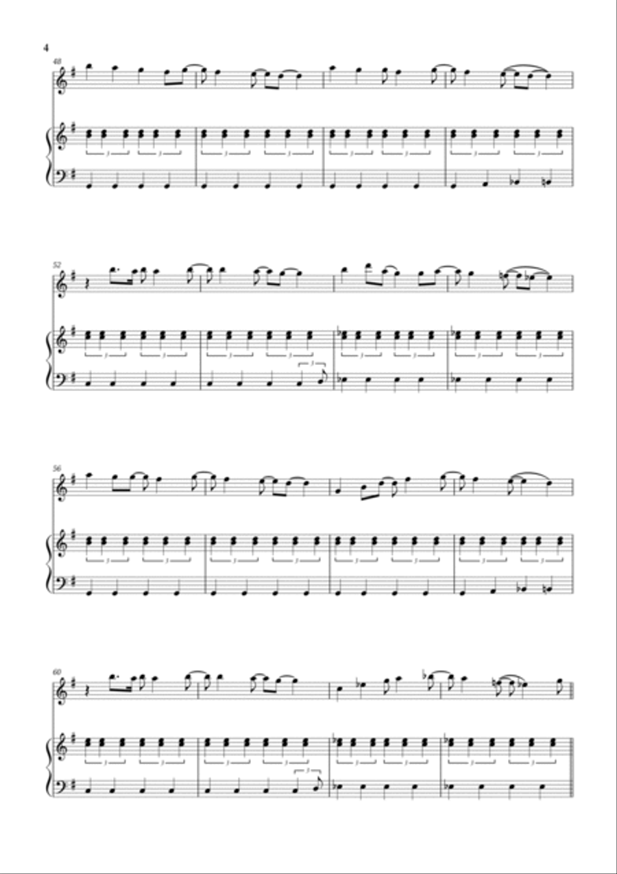 All I Want For Christmas Is You Violin Solo scores gallery preview page 4