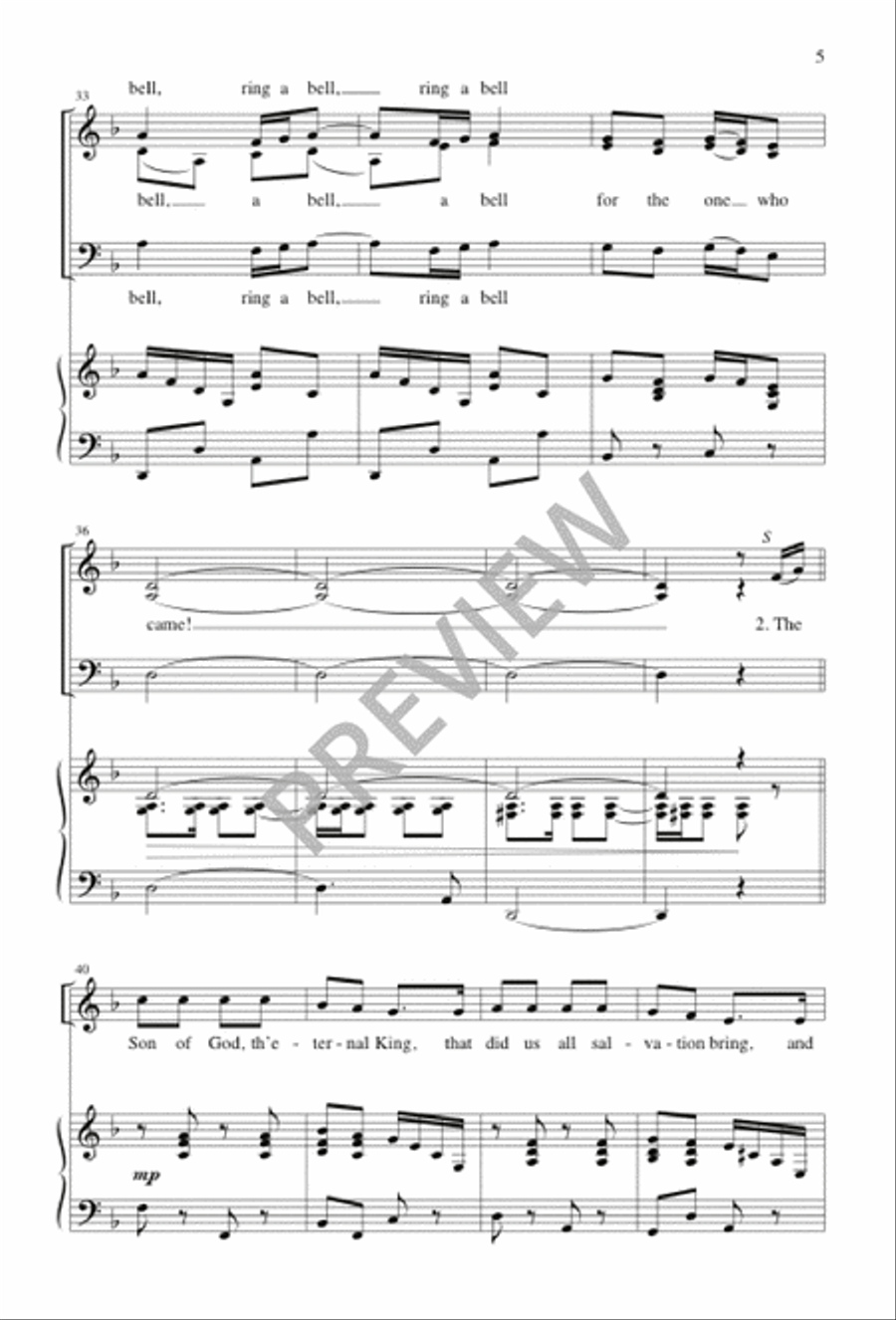 Ring a Bell 4-Part scores gallery preview page 6