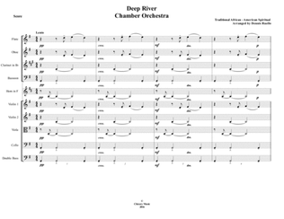Book cover for Deep River - Chamber Orchestra - Intermediate