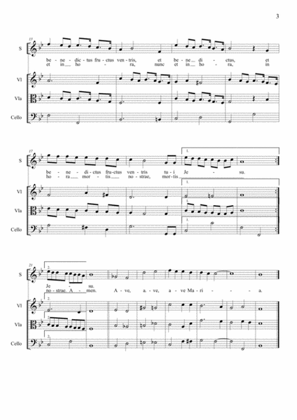 AVE MARIA - Tagliabue - 11-2017 - For Soprano/Tenor and String Trio image number null