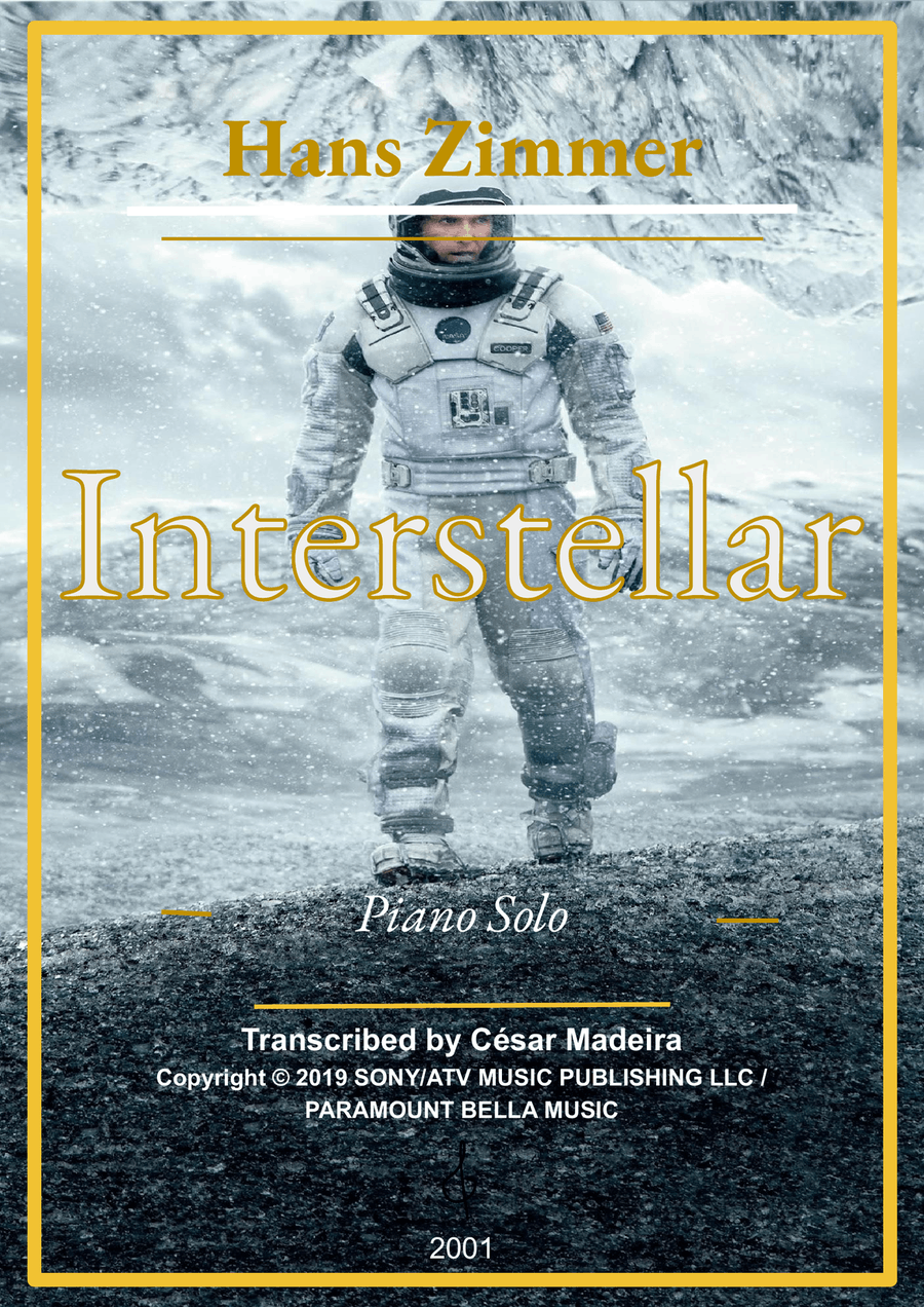 Interstellar Piano Solo scores gallery preview page 1