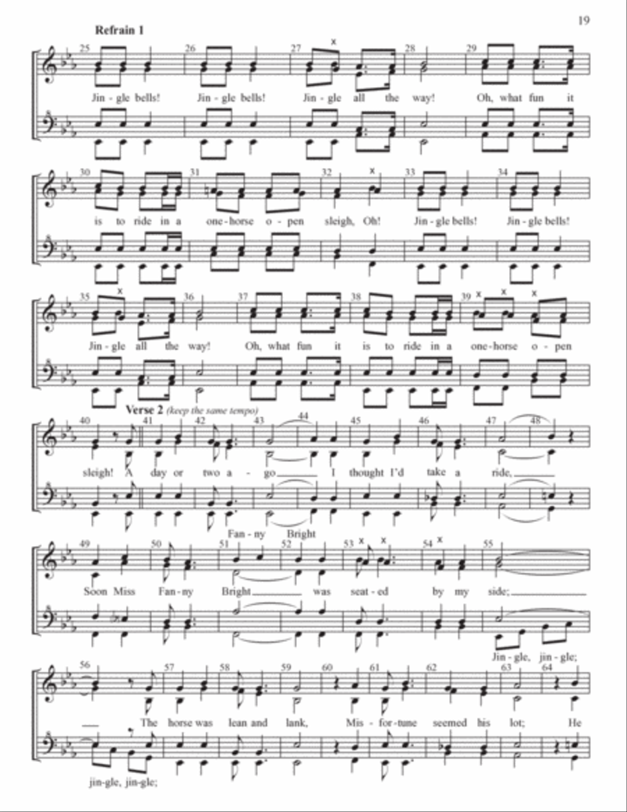 Yuletide Favorites (Volume I) SSAA scores gallery preview page 19