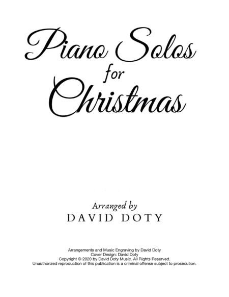 Piano Solos for Christmas (Intermediate Level)