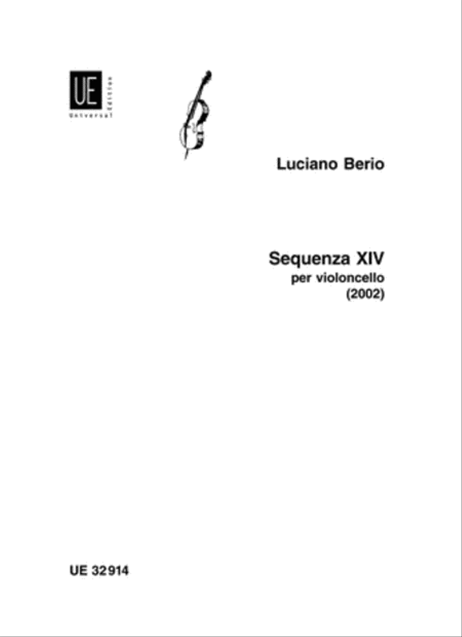Sequenza Xiv Chamber Music scores gallery preview page 1