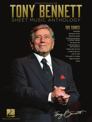 Book cover for Tony Bennett Sheet Music Anthology
