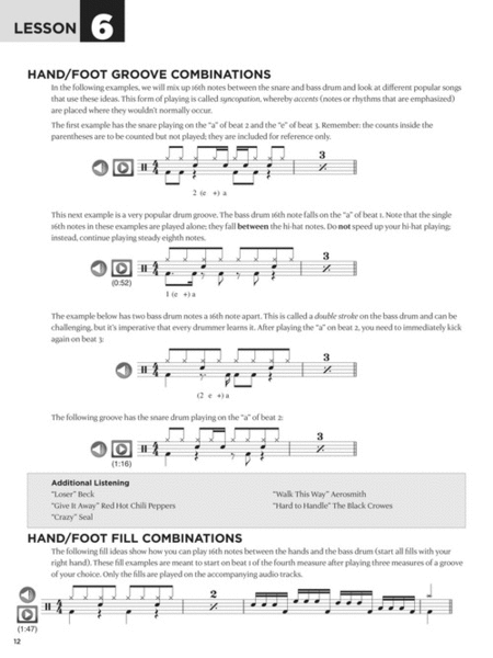 First 15 Lessons – Drums Drums - Sheet Music