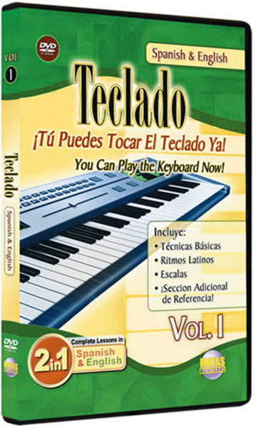 Teclado (Keyboard) Vol. 1 DVD, Spanish and English