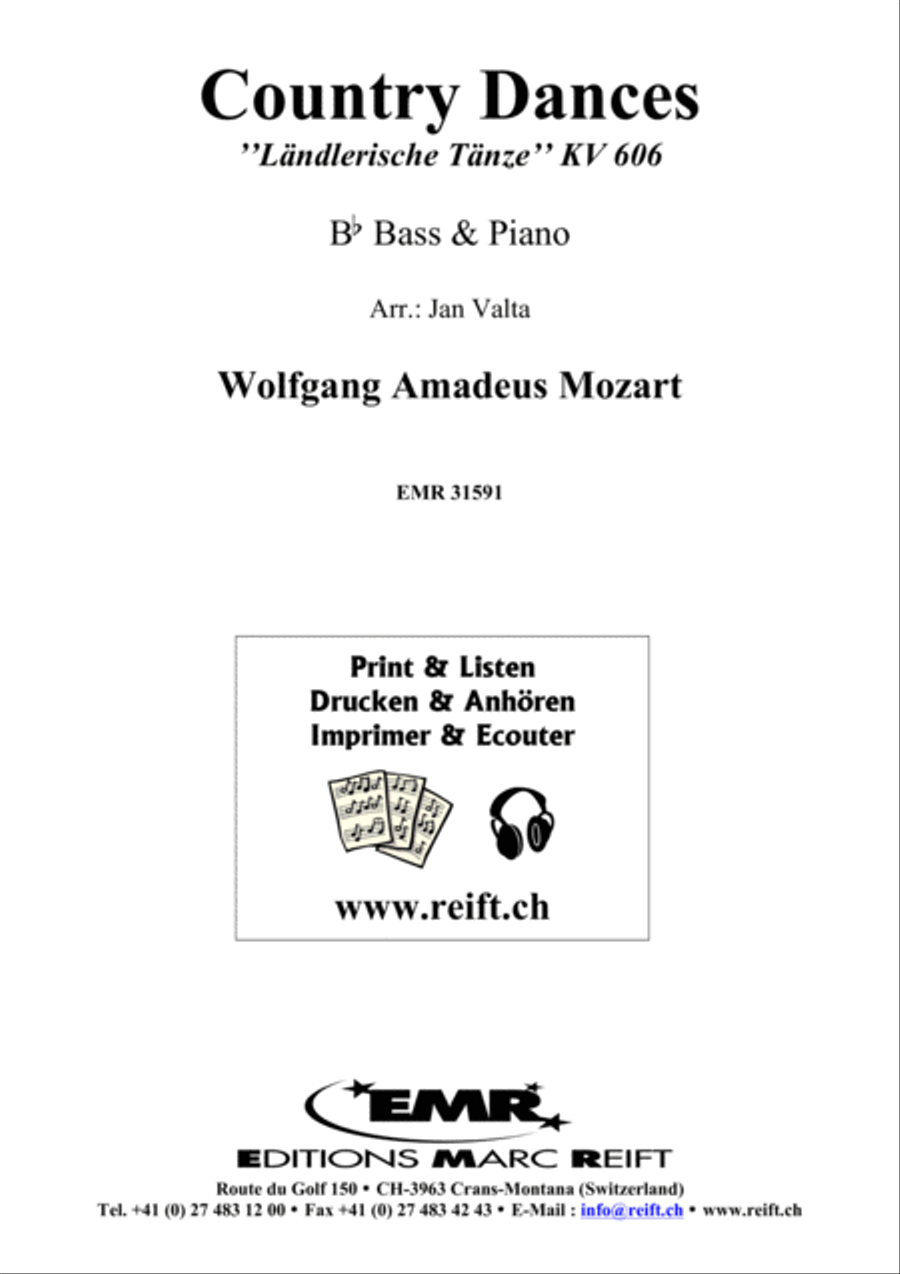 Country Dances Country Dances Piano Accompaniment scores gallery preview page 1