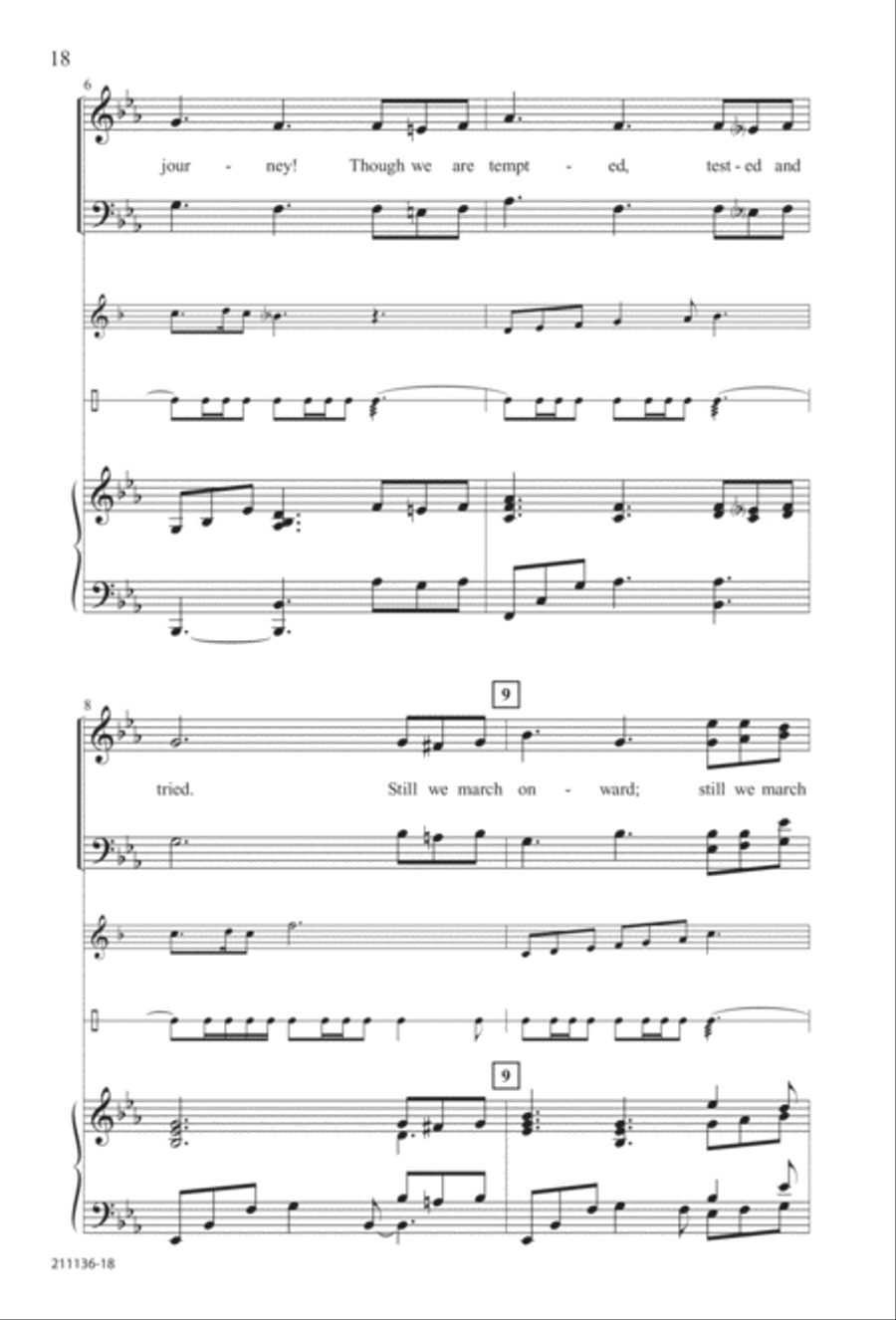 Marching to Zion Marching to Zion 4-Part scores gallery preview page 24