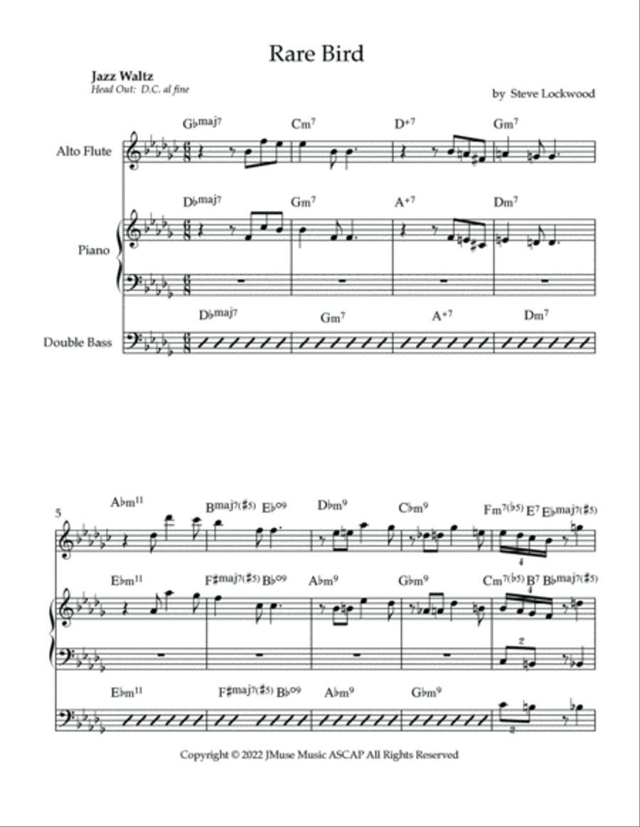Rare Bird Rare Bird Piano scores gallery preview page 2