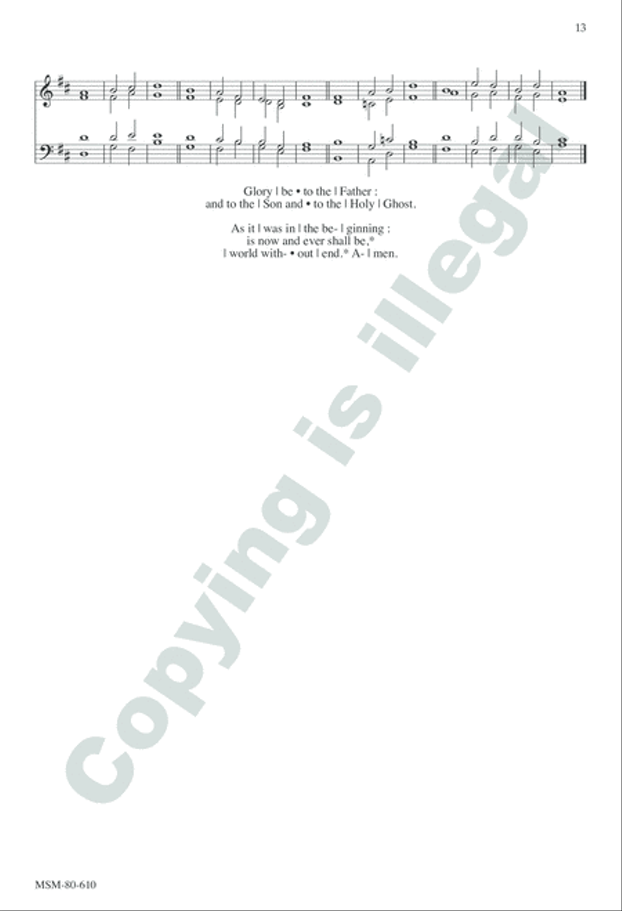 Evensong Evensong Unison Choir scores gallery preview page 12