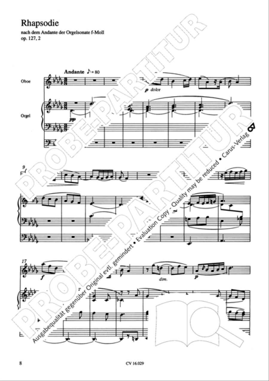 Ad te levavi; Universi Score scores gallery preview page 9