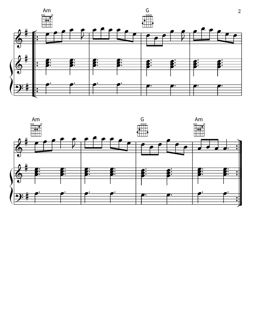Mug of Brown Ale Violin Solo scores gallery preview page 2