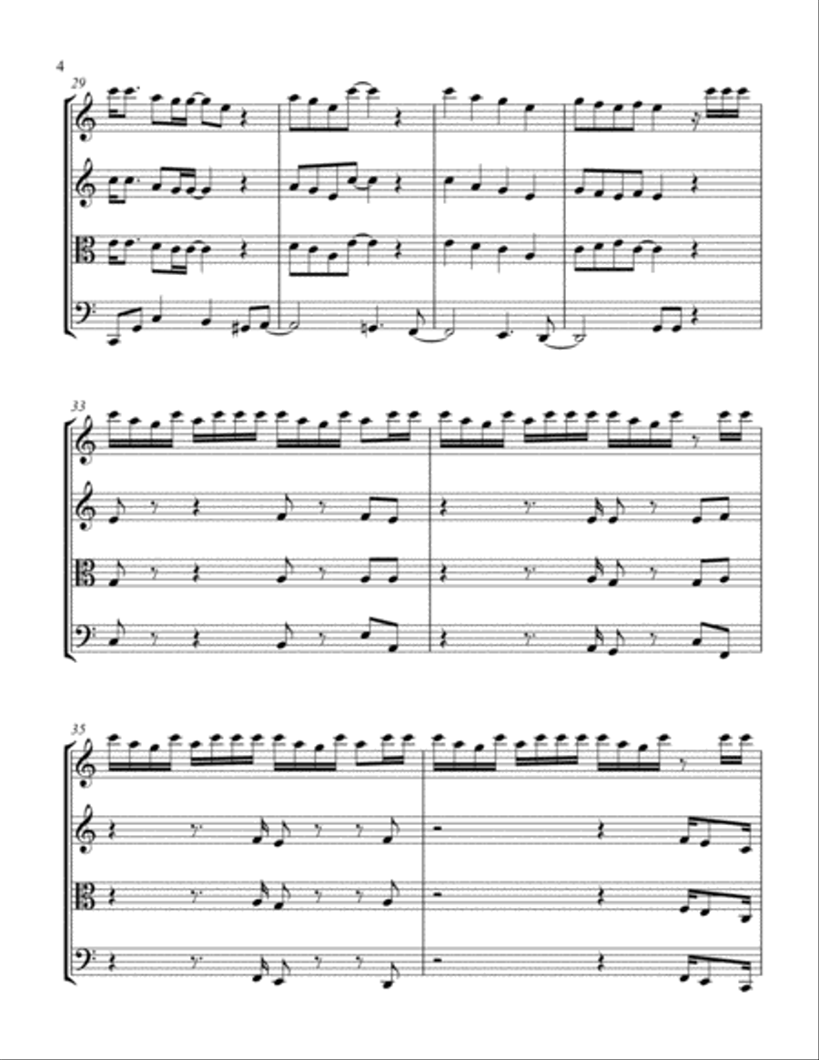 Sunday Candy Sunday Candy String Quartet scores gallery preview page 4