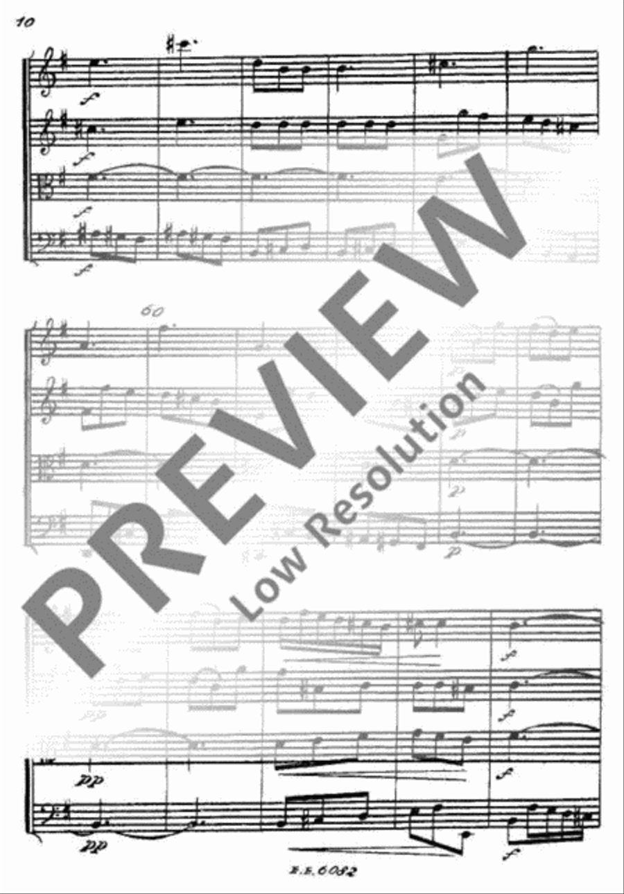 Sinfonia G major Orchestra scores gallery preview page 13