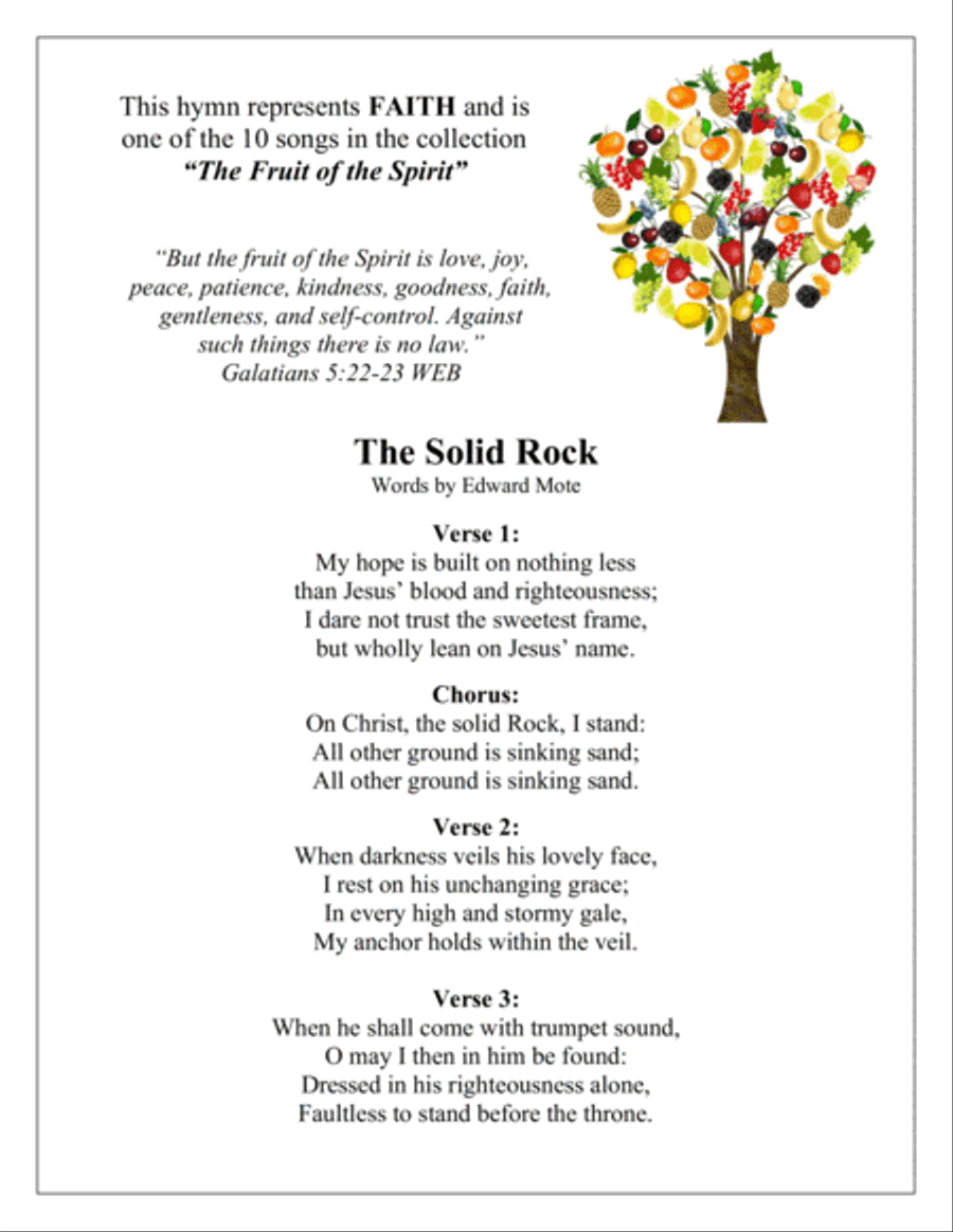 The Solid Rock (Violin Duet with Piano Accompaniment) String Duet scores gallery preview page 2