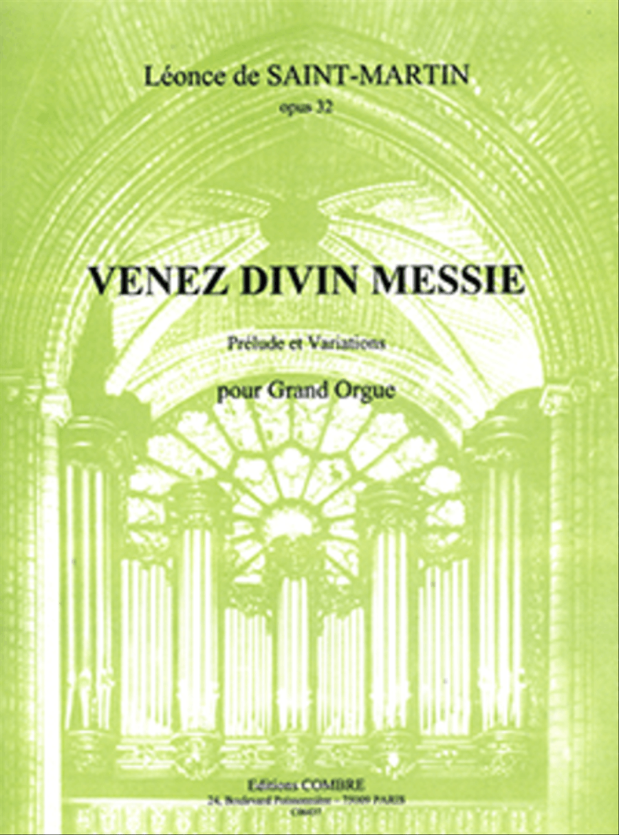 Venez divin Messie Op. 32 (prelude et variations)