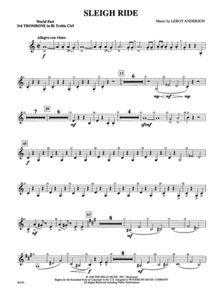 Sleigh Ride: (wp) 3rd B-flat Trombone T.C.