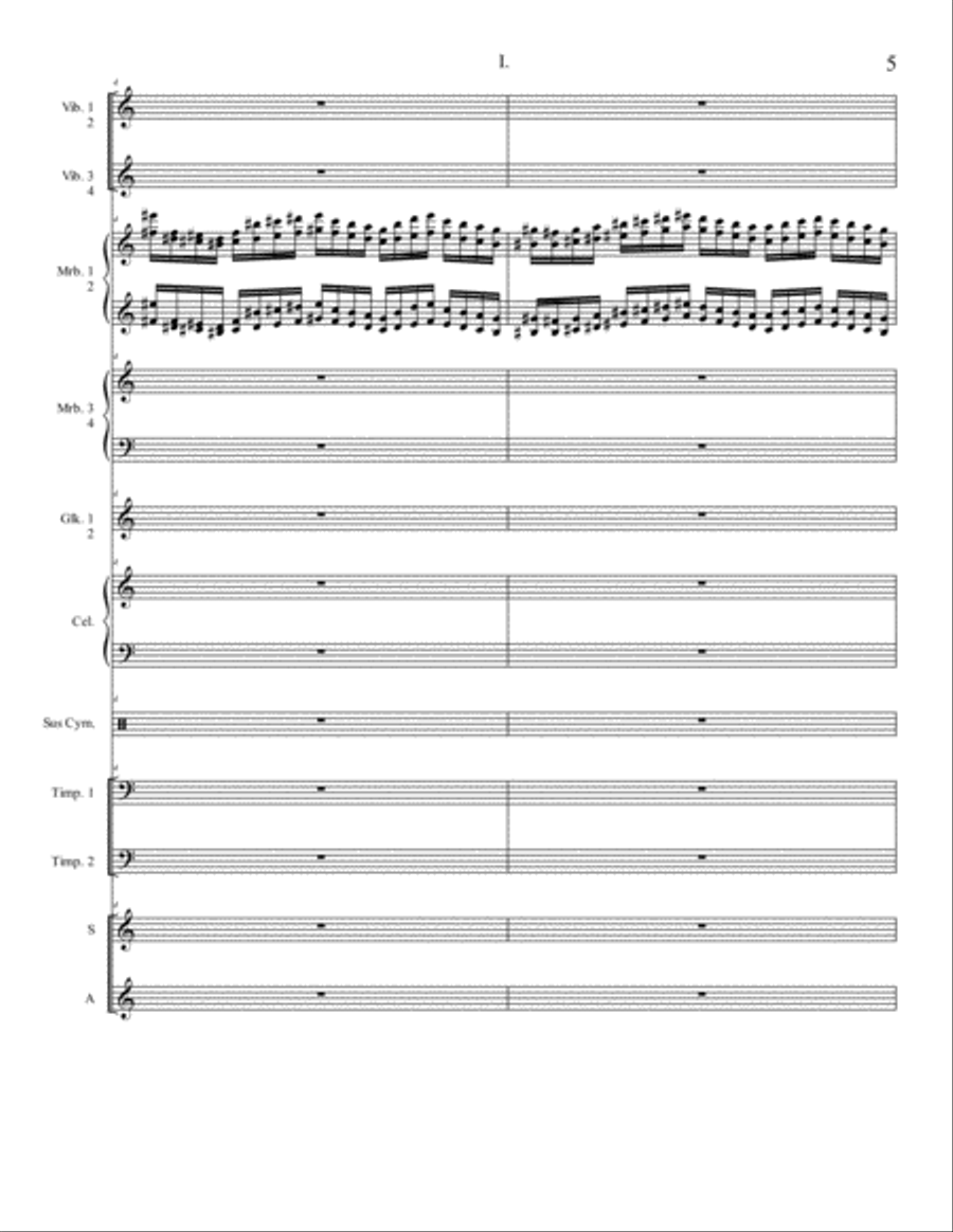 The Optical Illusion The Optical Illusion Percussion Ensemble scores gallery preview page 5