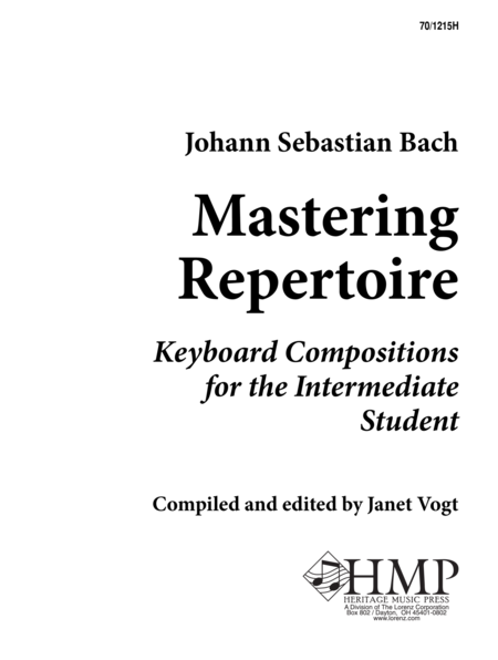 Mastering Repertoire: Bach