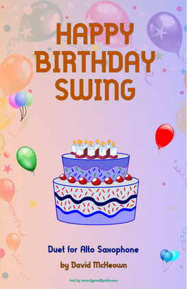 Happy Birthday Swing, for Alto Saxophone Duet
