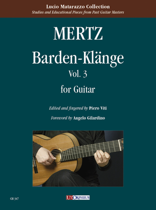 Book cover for Barden-Klänge for Guitar - Vol. 3. Foreword by Angelo Gilardino