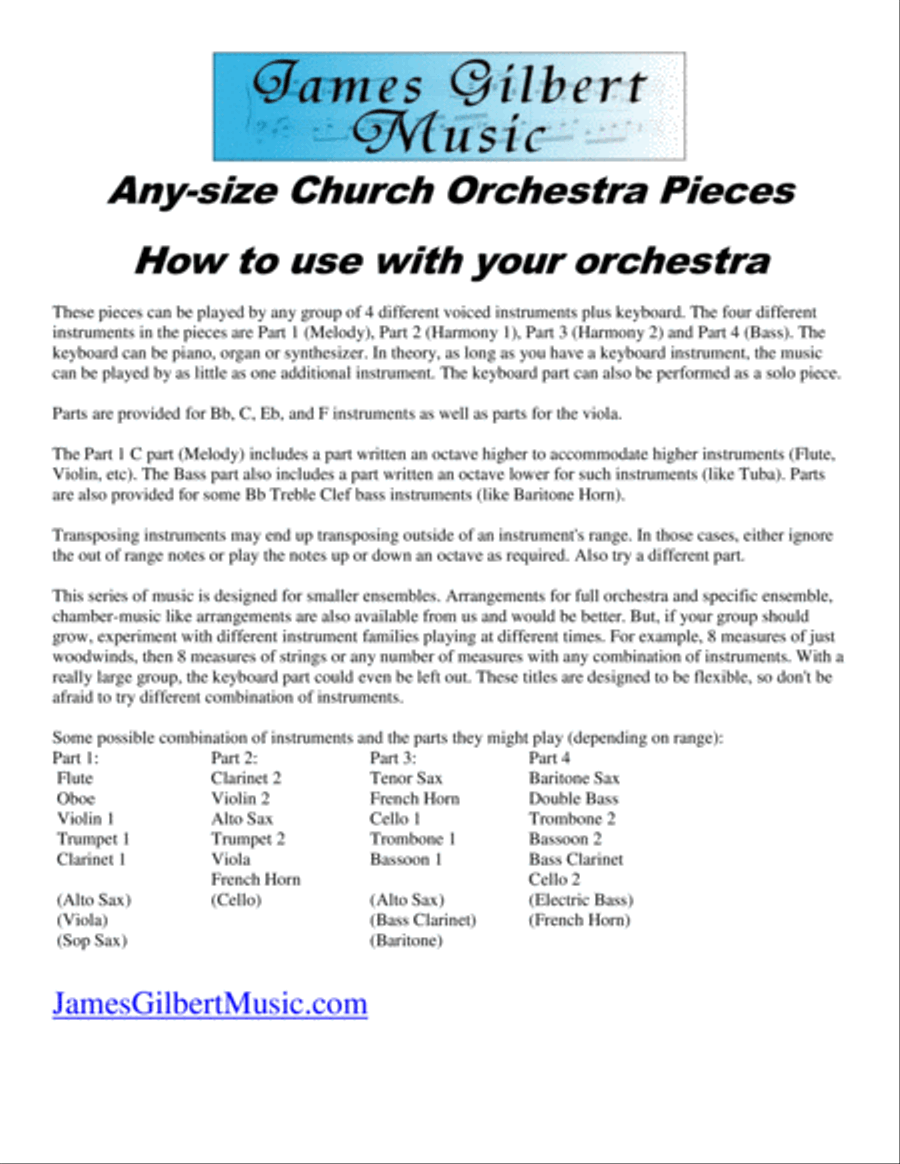 Awake My Soul (Any Size Church Orchestra Series) Large Ensemble scores gallery preview page 2
