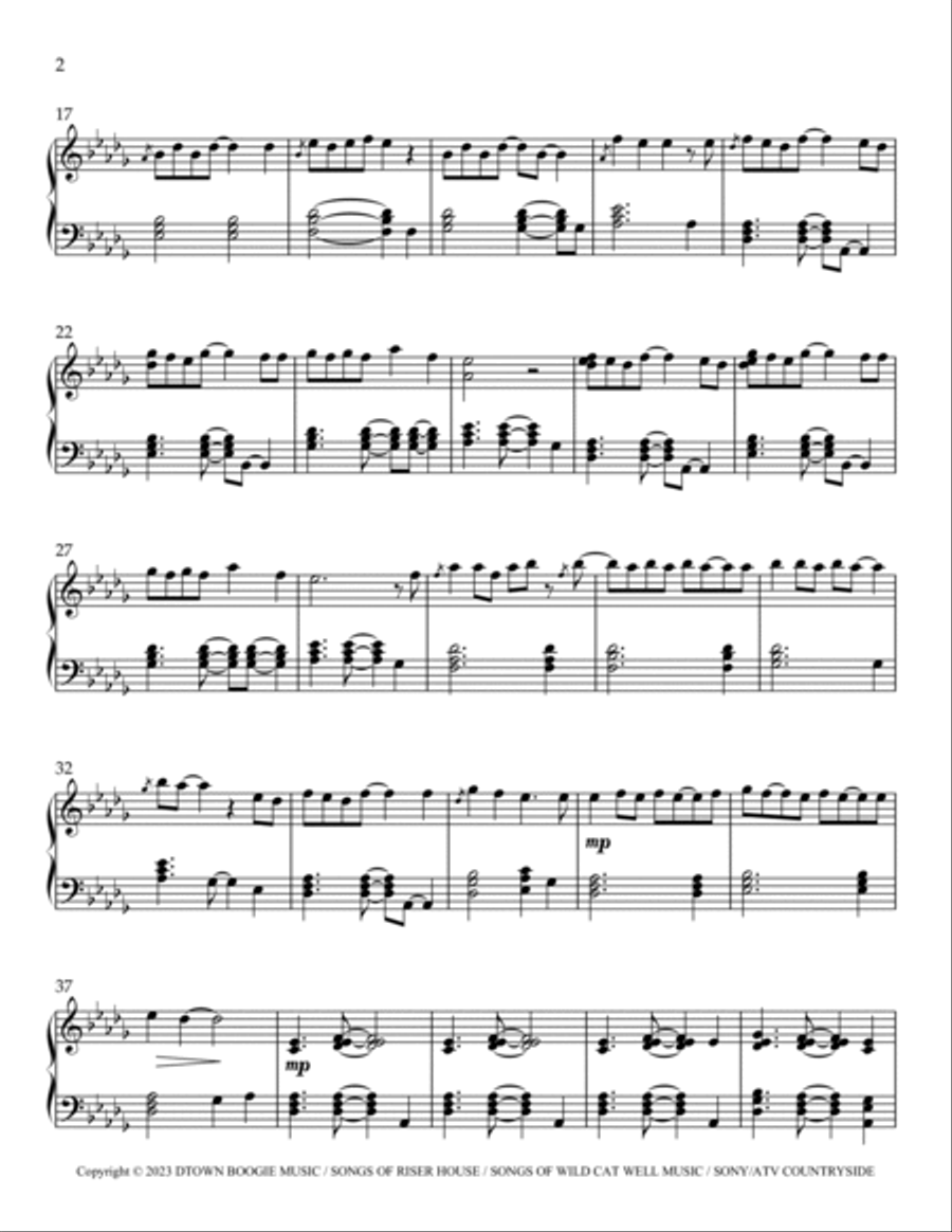 Christmas Comes In Waves Part scores gallery preview page 3
