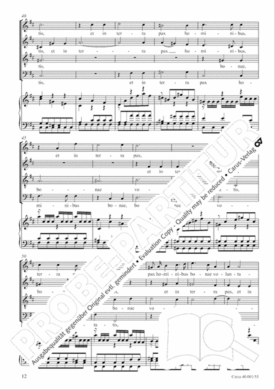 Vivaldi: Gloria in D. Revised edition SSA scores gallery preview page 15
