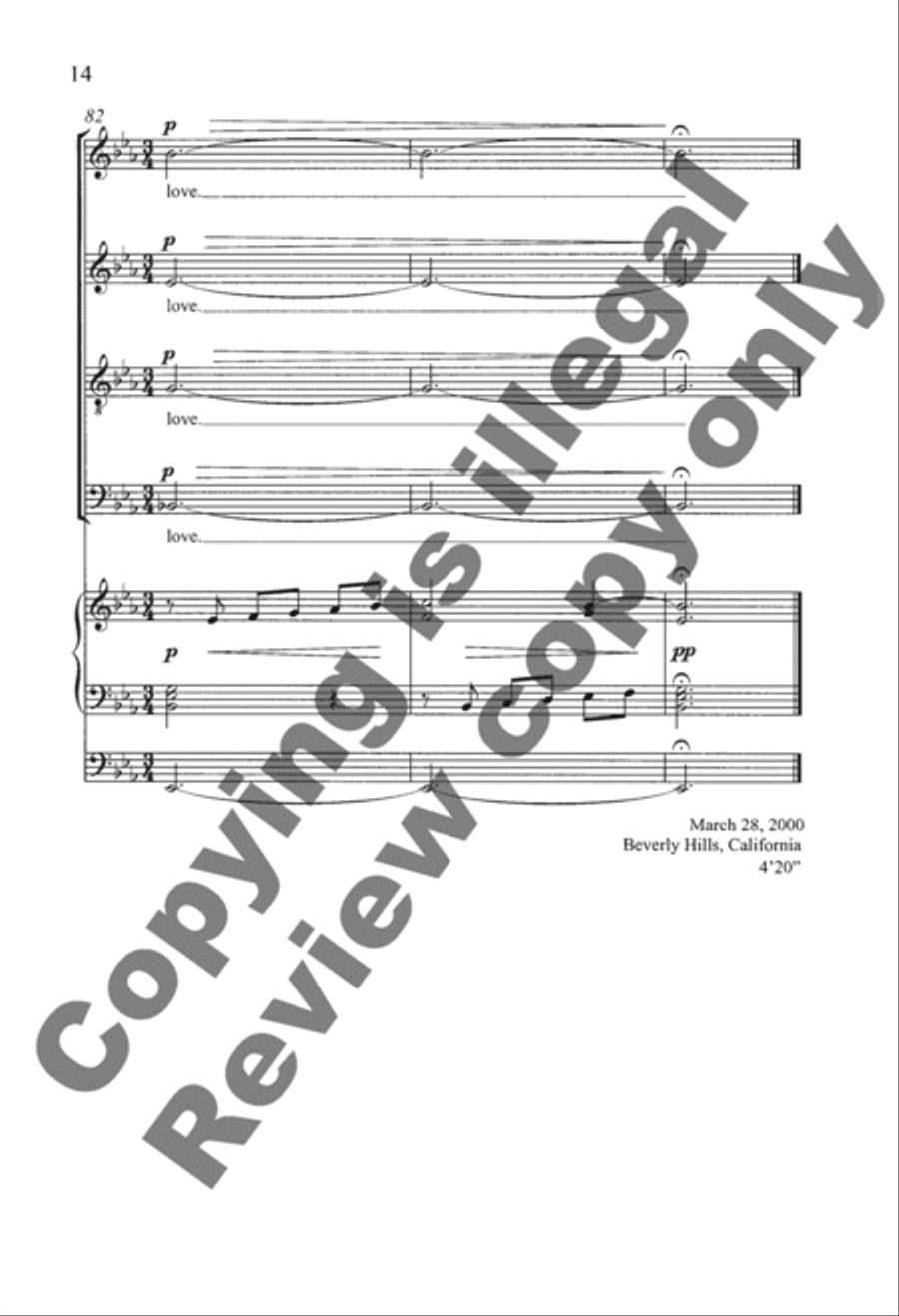 Thee Will I Praise Thee Will I Praise 4-Part scores gallery preview page 27