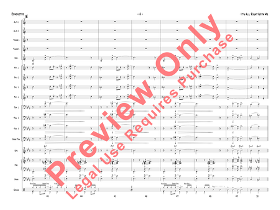 It's All Right with Me Jazz Ensemble scores gallery preview page 9