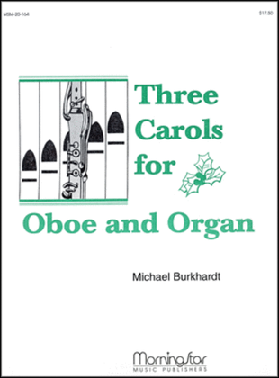 Book cover for Three Carols for Oboe and Organ