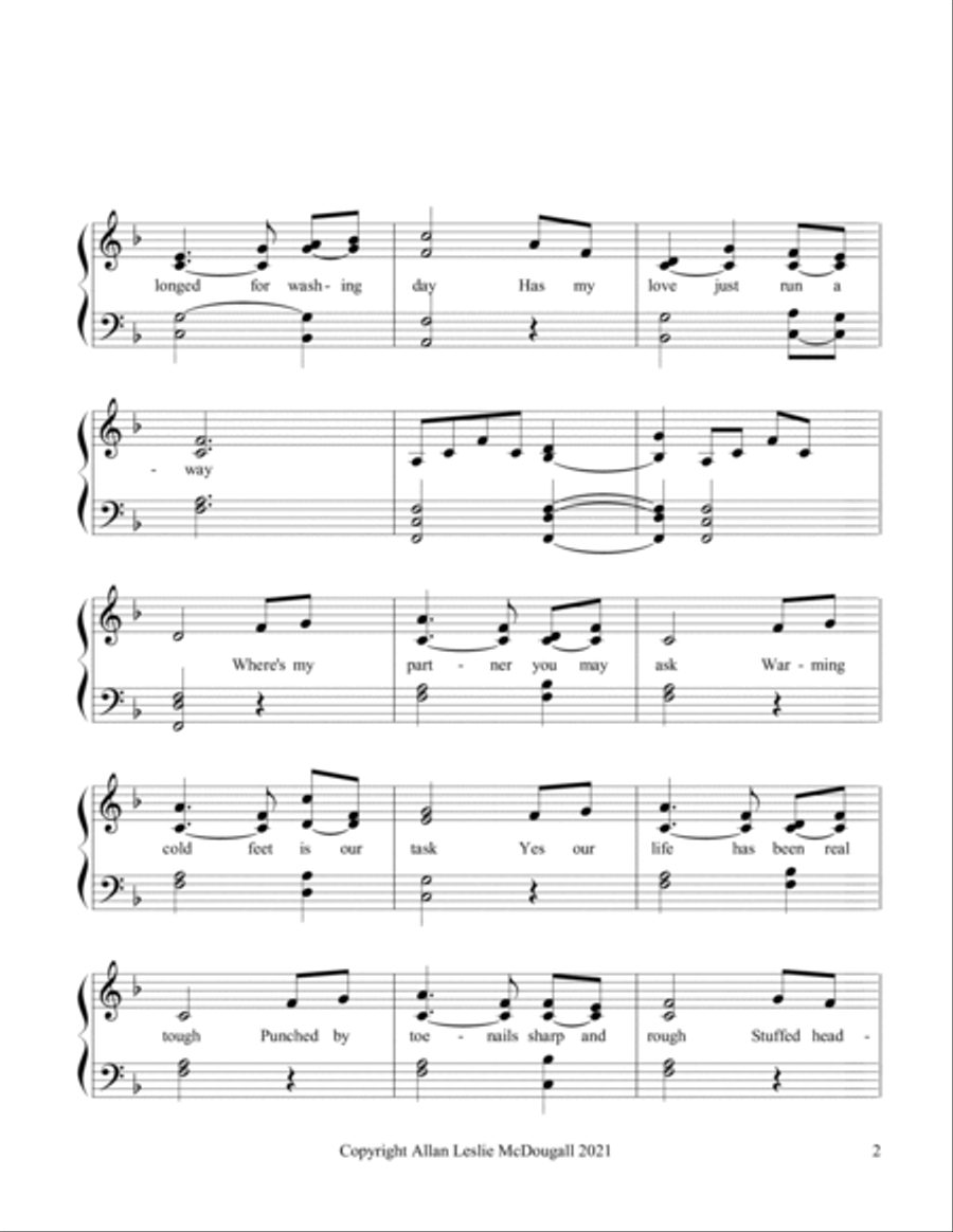 Lament of an un-paired sock Voice scores gallery preview page 2
