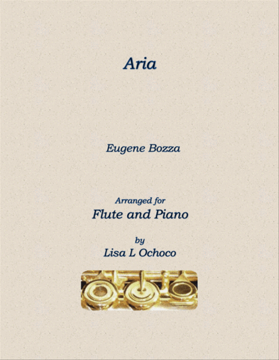 Aria Flute Solo scores gallery preview page 1