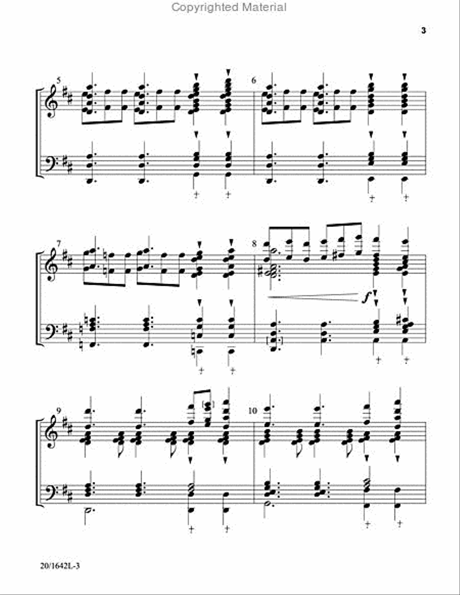 Tune My Heart to Sing Thy Praise 5-Octaves scores gallery preview page 3