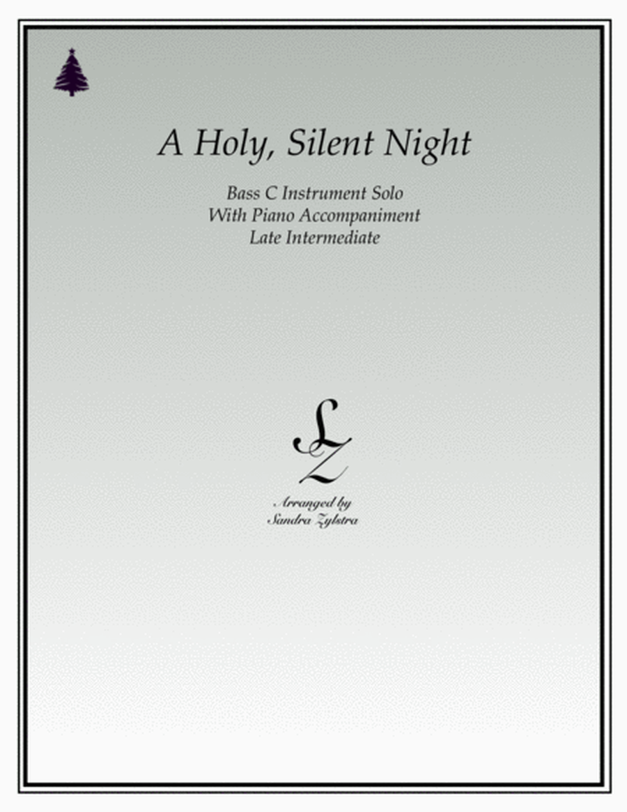 A Holy, Silent Night (bass C instrument solo) image number null