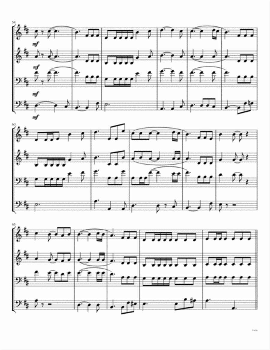 This Boy (ringo's Theme) Brass Ensemble scores gallery preview page 6