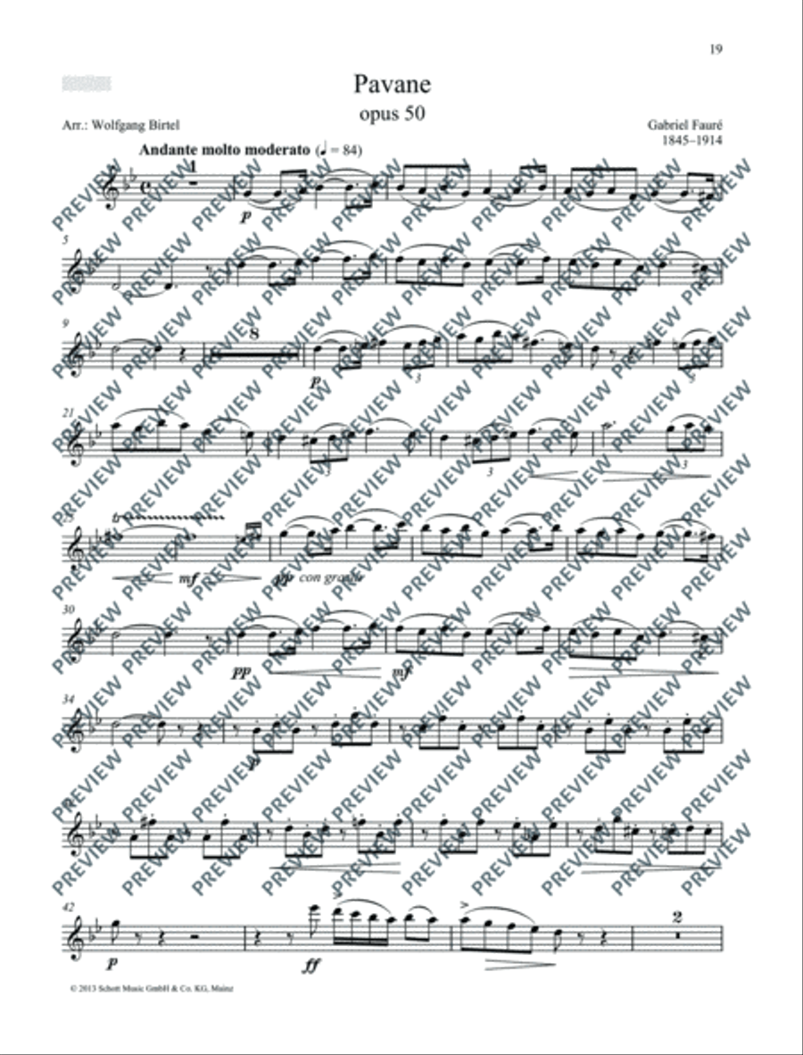 Classical Highlights for Flute Flute Solo scores gallery preview page 20