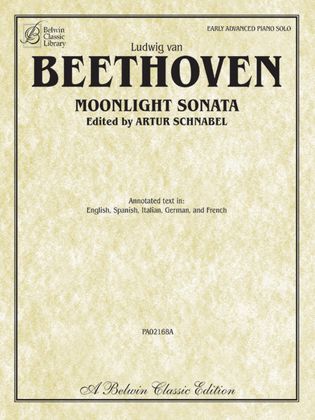 Book cover for Moonlight Sonata (Sonata No. 14 in C-sharp Minor, Op. 27, No. 2)