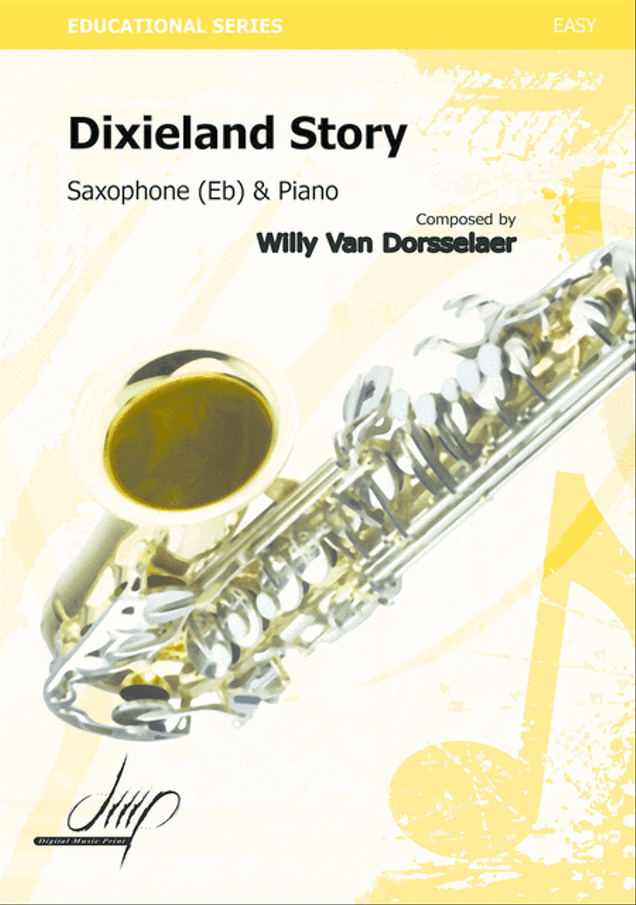 Dixieland Story (Eb) Saxophone Solo scores gallery preview page 1