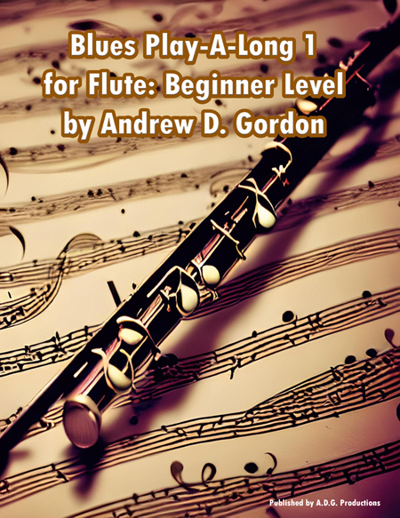British Blues Rock Play A Long and Solos Collection for Flute Beginner Series image number null