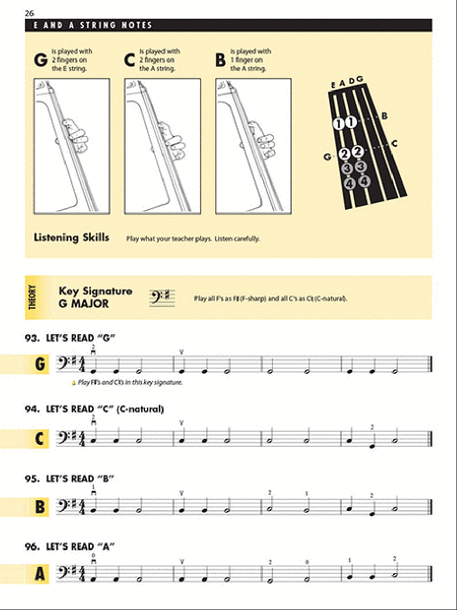 Essential Elements for Strings – Book 1 with Online Resources String Orchestra scores gallery preview page 5