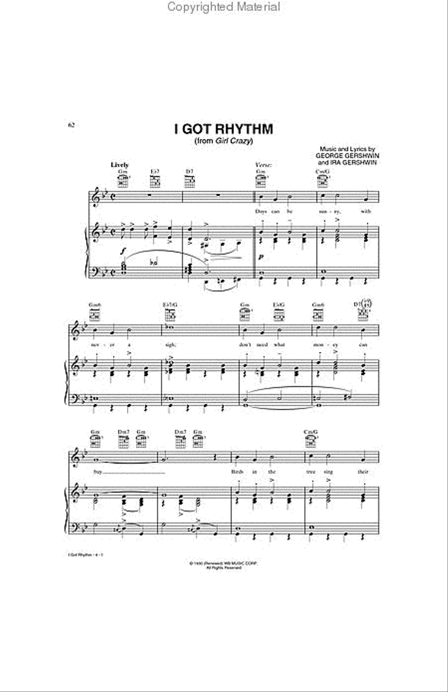 The Essential Gershwin Sheet Music Collection Piano, Vocal, Guitar scores gallery preview page 2