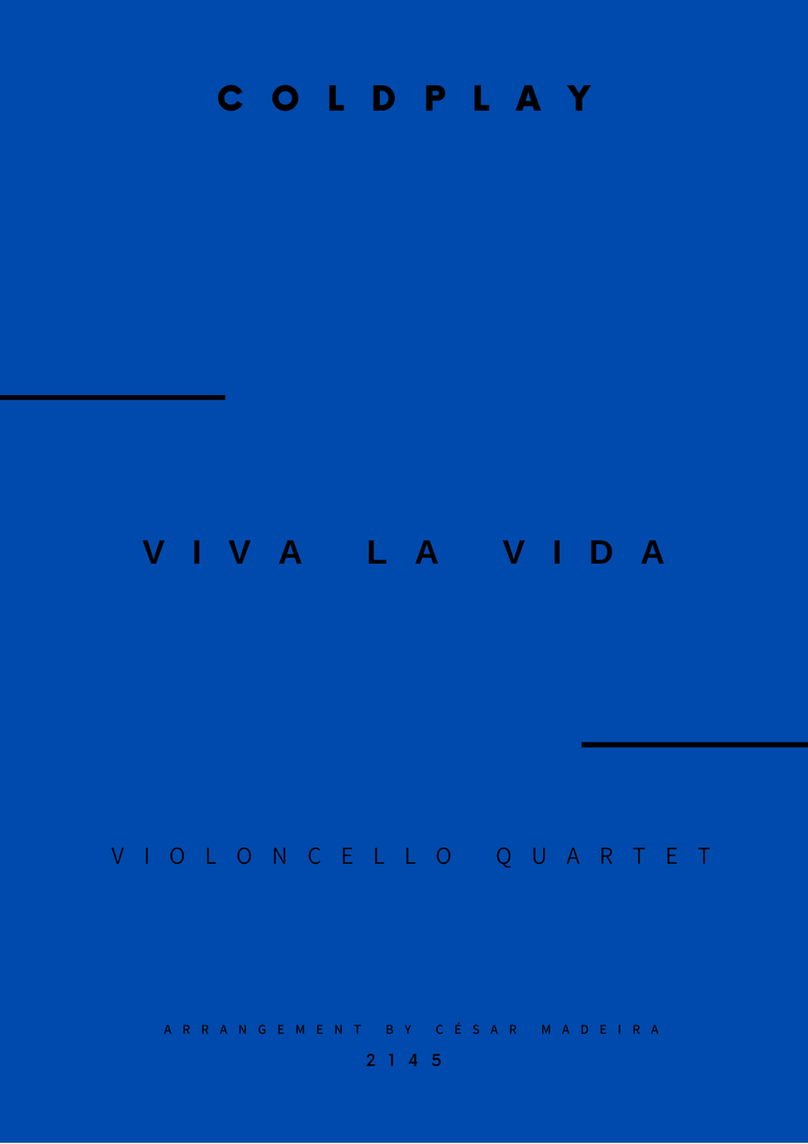 Viva La Vida String Quartet scores gallery preview page 1