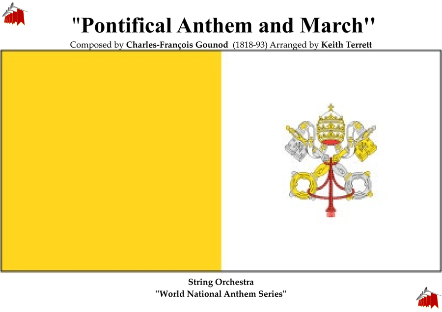 Vatican State National Anthem for Brass Quintet Brass Quintet scores gallery preview page 1
