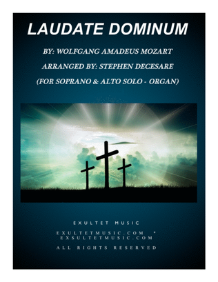 Book cover for Laudate Dominum (Duet for Soprano & Alto Solo - Organ Accompaniment)