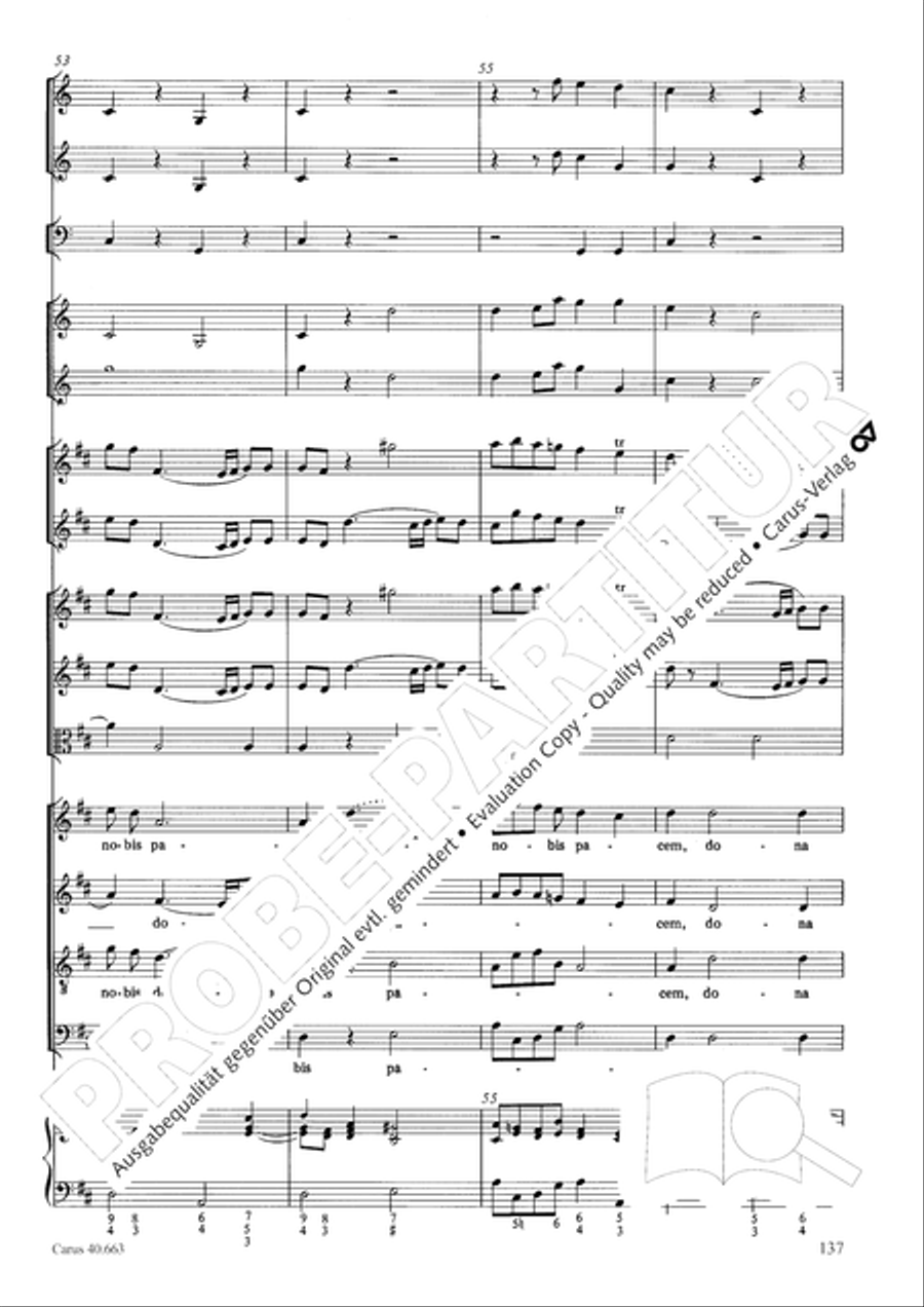 Mass in D minor (Missa in d) ATB scores gallery preview page 153