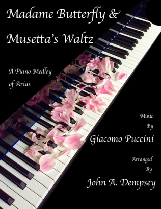 Book cover for Puccini Medley: Un Bel Di (Madame Butterfly) and Musetta's Waltz (La Boheme): Piano Solo